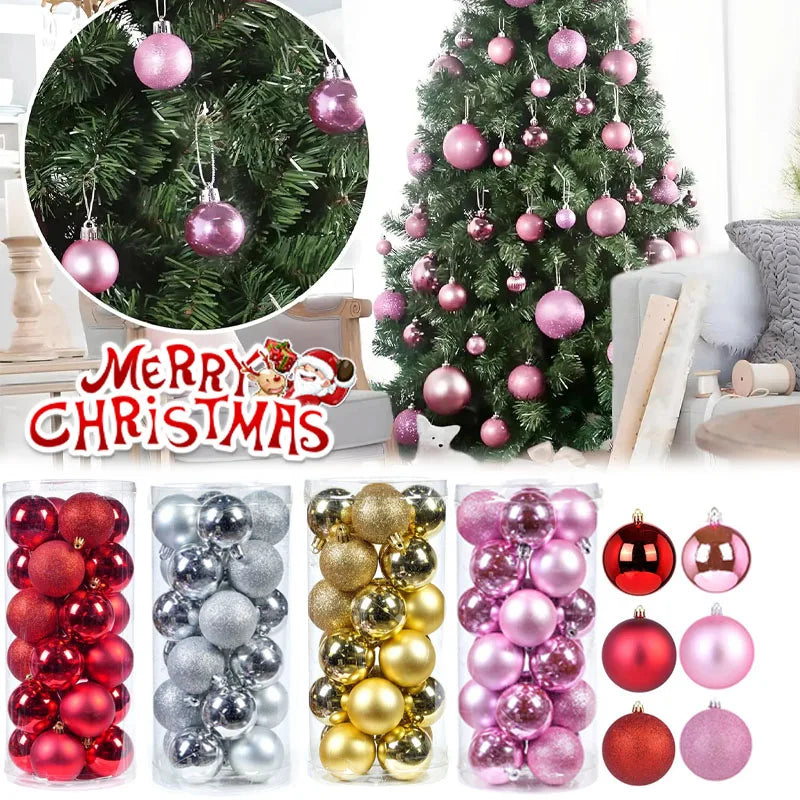 24pcs Decorative Glitter Balls.