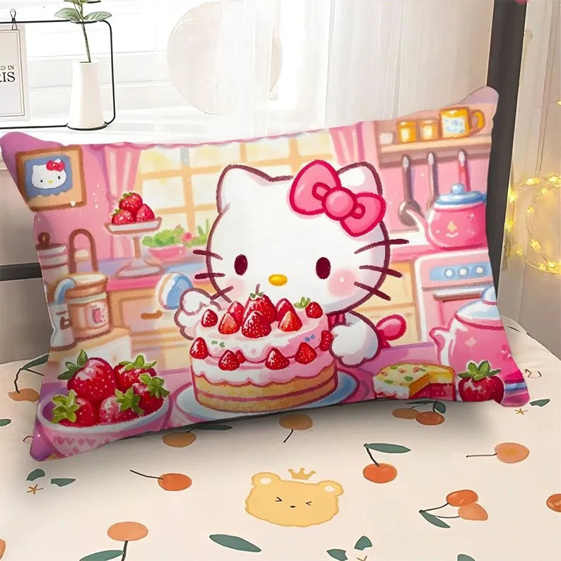 Adorable Hello Kitty & My Melody Printed Pillowcases: Whimsical Designs for a Magical Sleep!