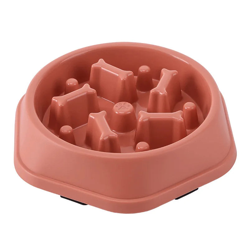 Slow Feeder Dog Bowl. Anti-choking Puppy Food Bowl. Anti-slip Pet Slow Eating Dog Dishes. Puzzle Feeders for Dogs. Small/ Medium size.