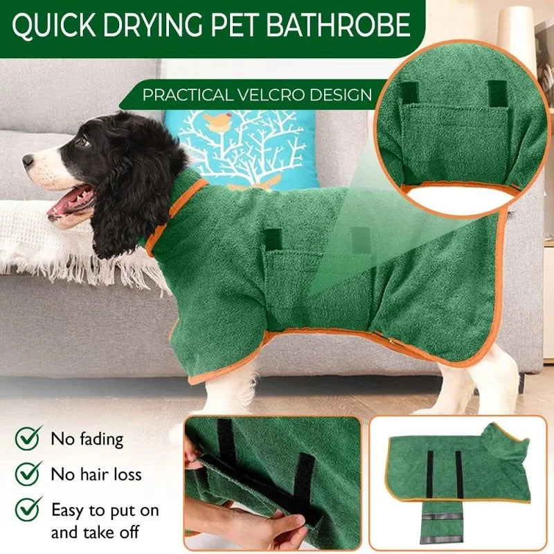 Adjustable Pet Towel For Large, Medium, Small Dogs, Cat Microfiber and Absorbent Beach Towel.