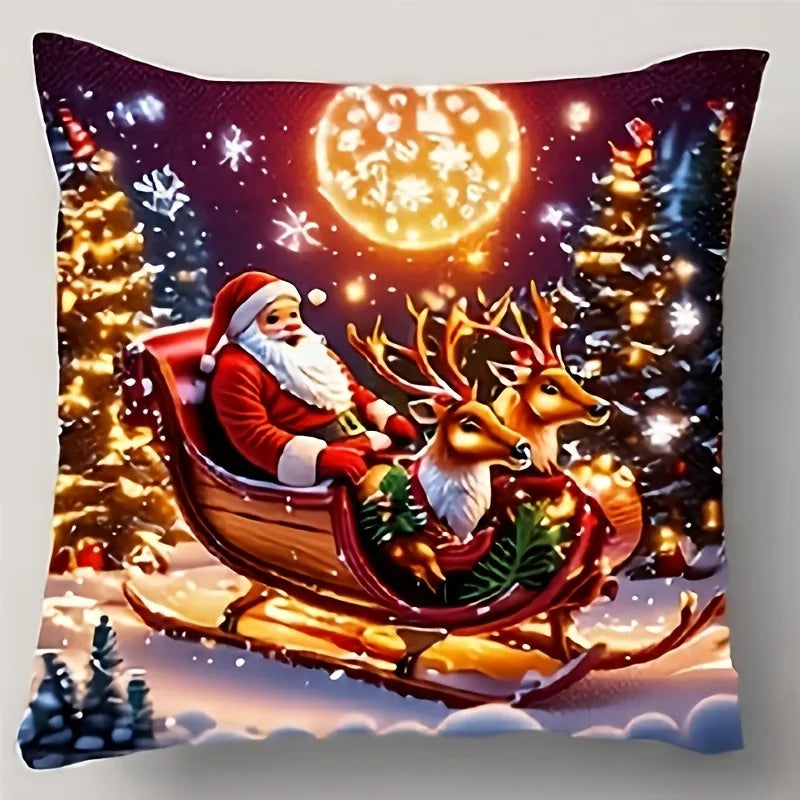 Disney Christmas theme four-piece pillowcase.