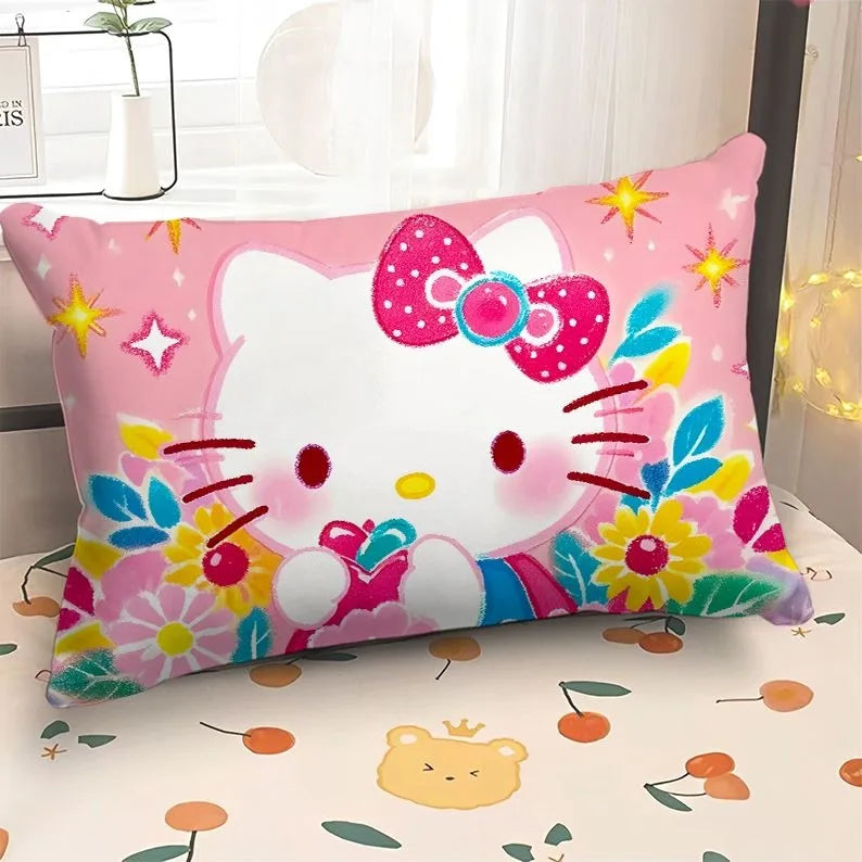 Adorable Hello Kitty & My Melody Printed Pillowcases: Whimsical Designs for a Magical Sleep!