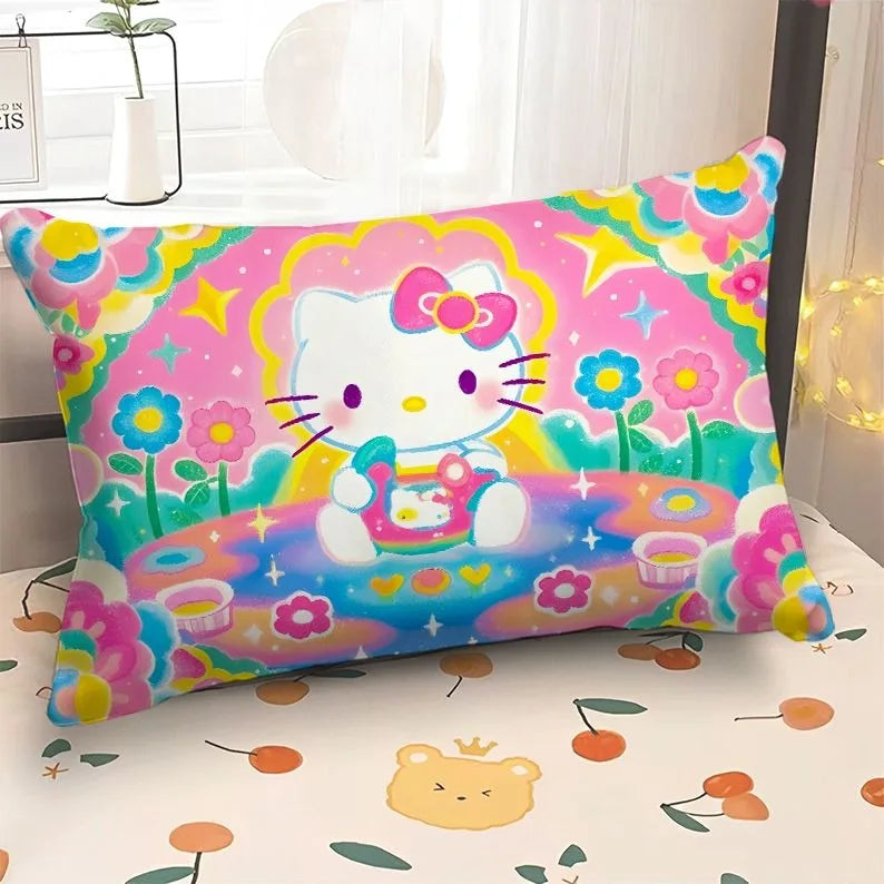 Adorable Hello Kitty & My Melody Printed Pillowcases: Whimsical Designs for a Magical Sleep!