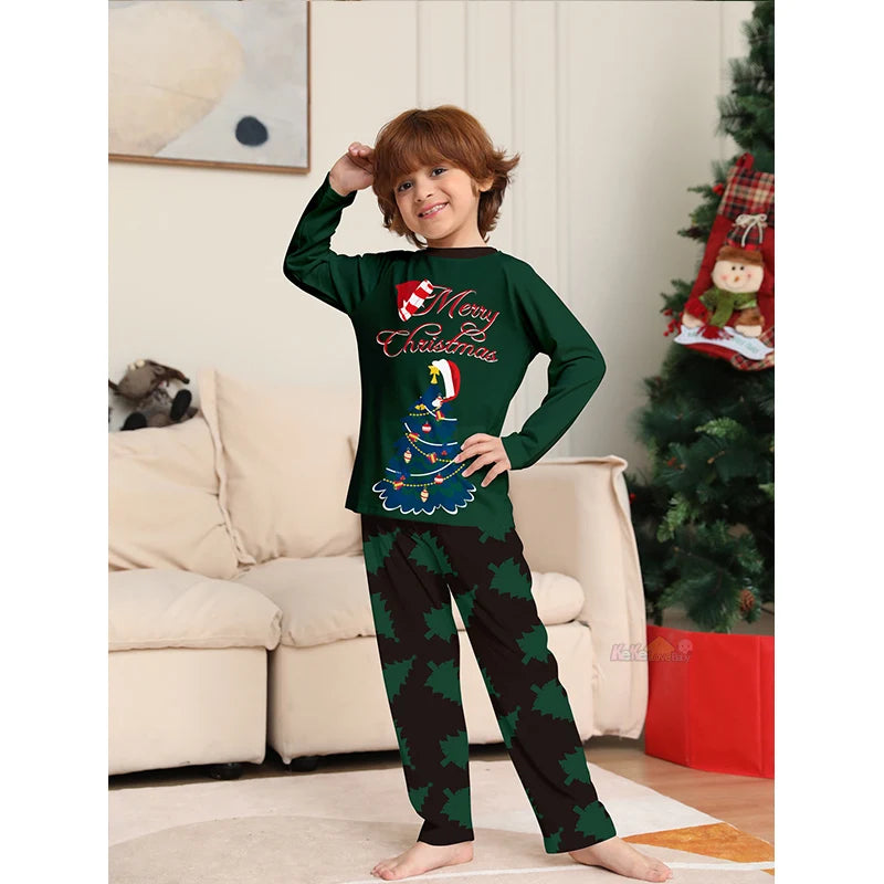 Matching Christmas Family Pajamas Sets.