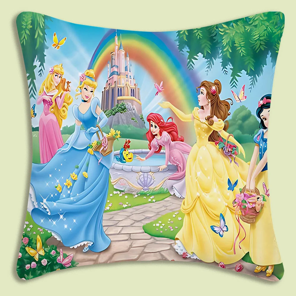 Sweet Princess-themed Pillow Covers. Double-sided Printing.