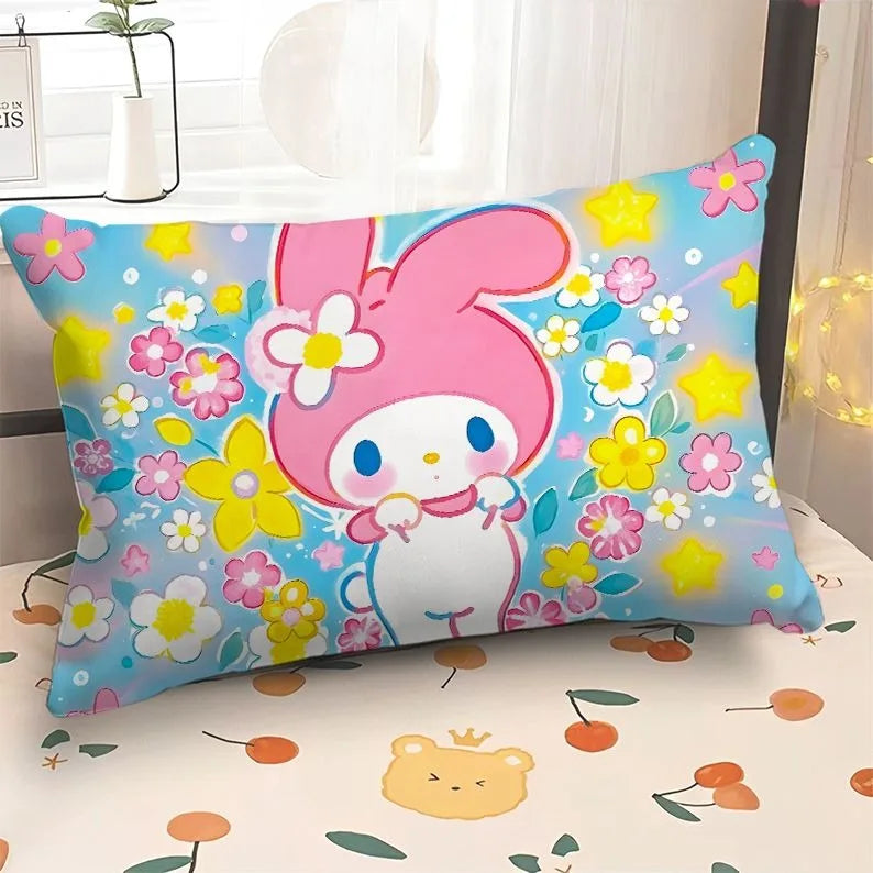 Adorable Hello Kitty & My Melody Printed Pillowcases: Whimsical Designs for a Magical Sleep!