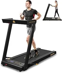 Portable Walking Pad with Incline, 4 in 1 Under Desk Treadmill for Walking and Jogging, with Remote Control.