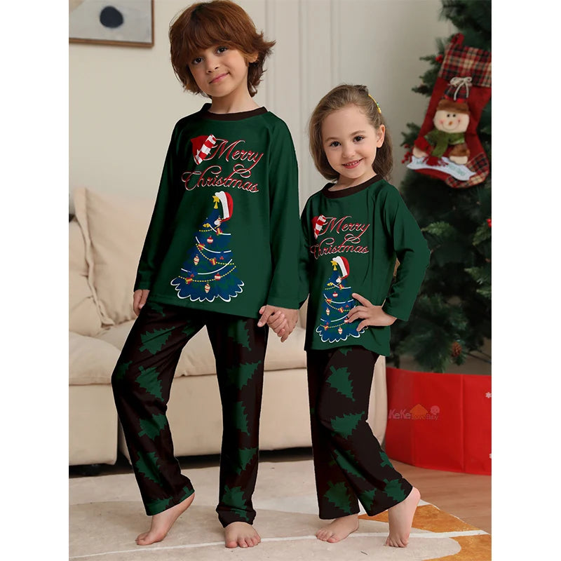 Matching Christmas Family Pajamas Sets.