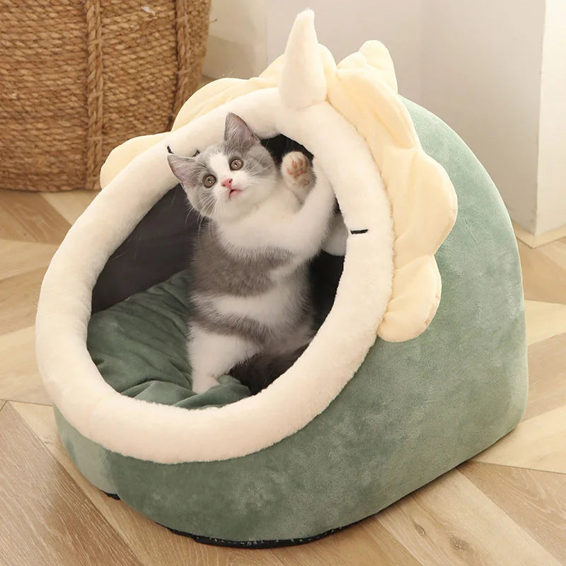 Deep Sleep Cat Bed. Foldable, Removable, Washable Pet Sleeping Bed for cats and small dogs.