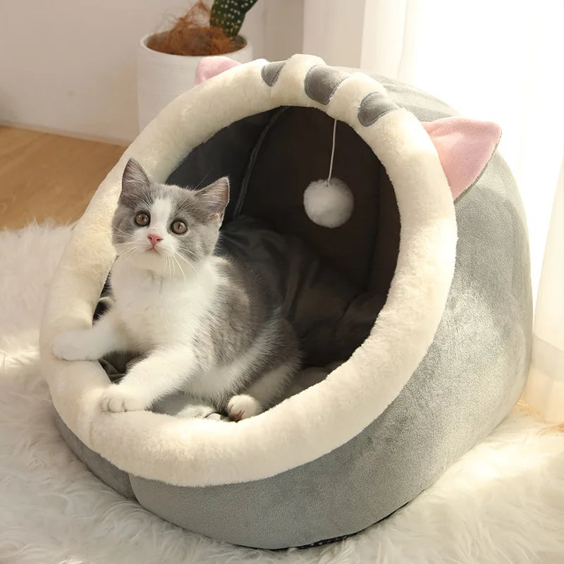 Deep Sleep Cat Bed. Foldable, Removable, Washable Pet Sleeping Bed for cats and small dogs.