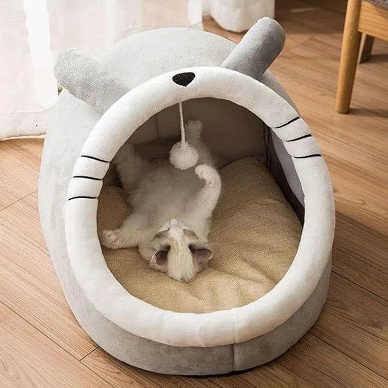 Deep Sleep Cat Bed. Foldable, Removable, Washable Pet Sleeping Bed for cats and small dogs.