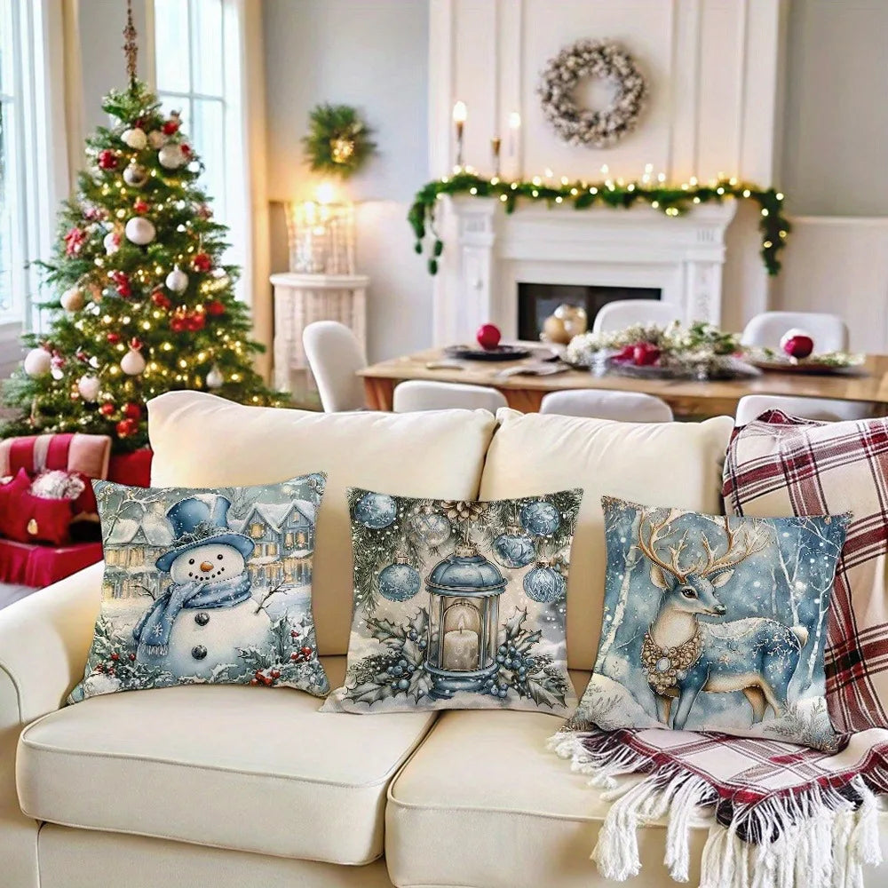 Christmas Themed Pillowcases.