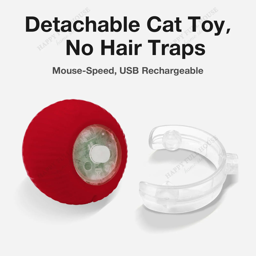 Cat Toys. Interactive with 3 Play Modes, Automatic Cat Toys, Electric Moving Ball for Indoor Bored Kitten & Adult Cats.