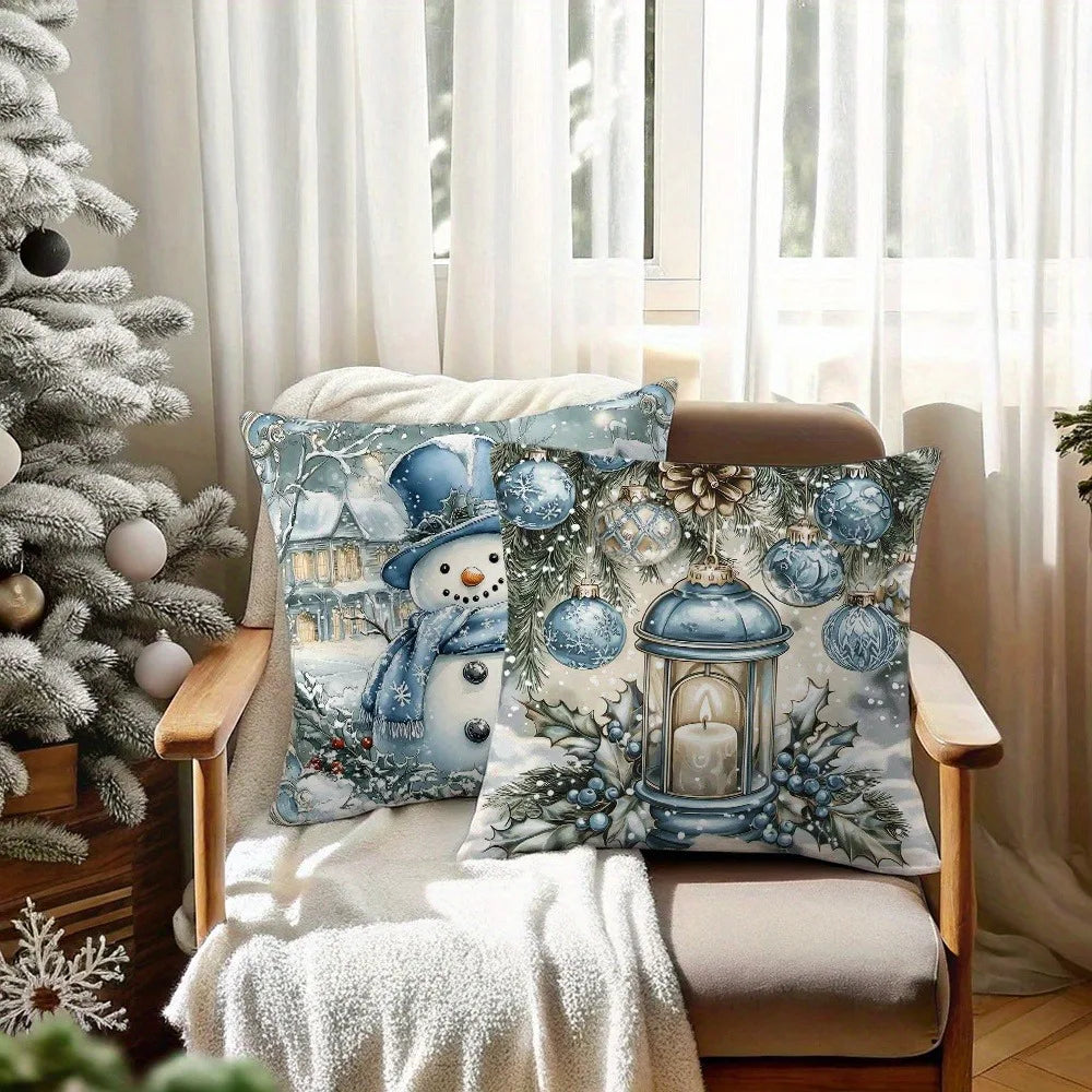 Christmas Themed Pillowcases.