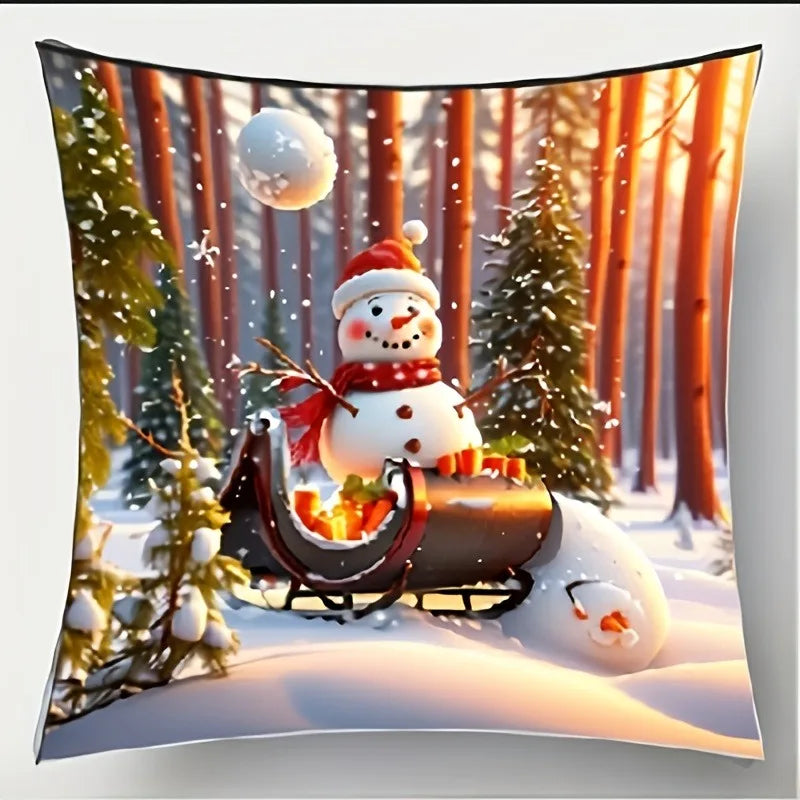 Disney Christmas theme four-piece pillowcase.
