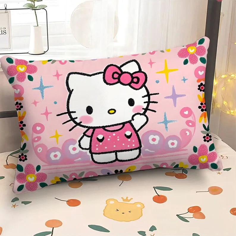 Adorable Hello Kitty & My Melody Printed Pillowcases: Whimsical Designs for a Magical Sleep!