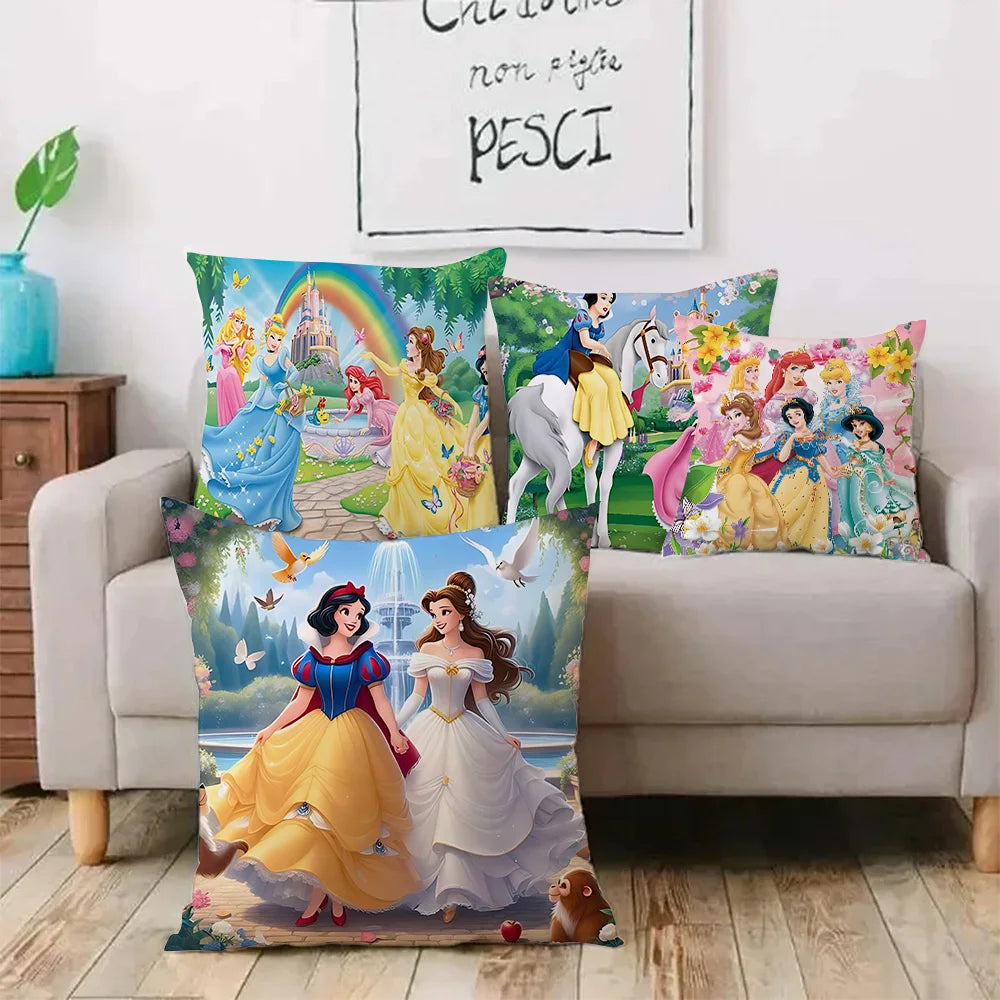 Sweet Princess-themed Pillow Covers. Double-sided Printing.