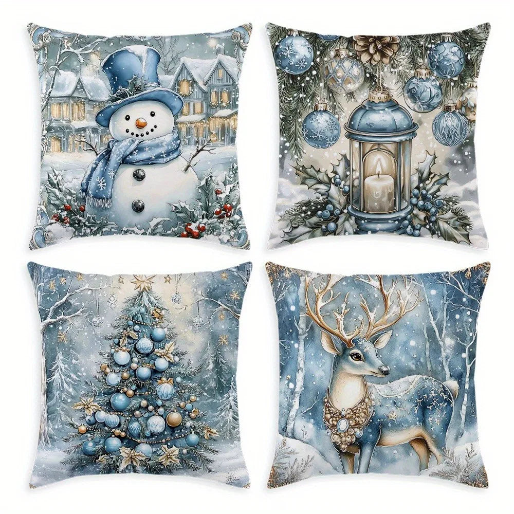 Christmas Themed Pillowcases.